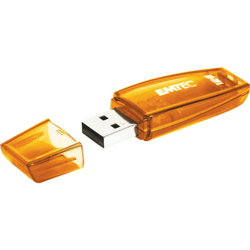 Emtec C410 USB-Stick – 128 GB, USB 2.0, orange