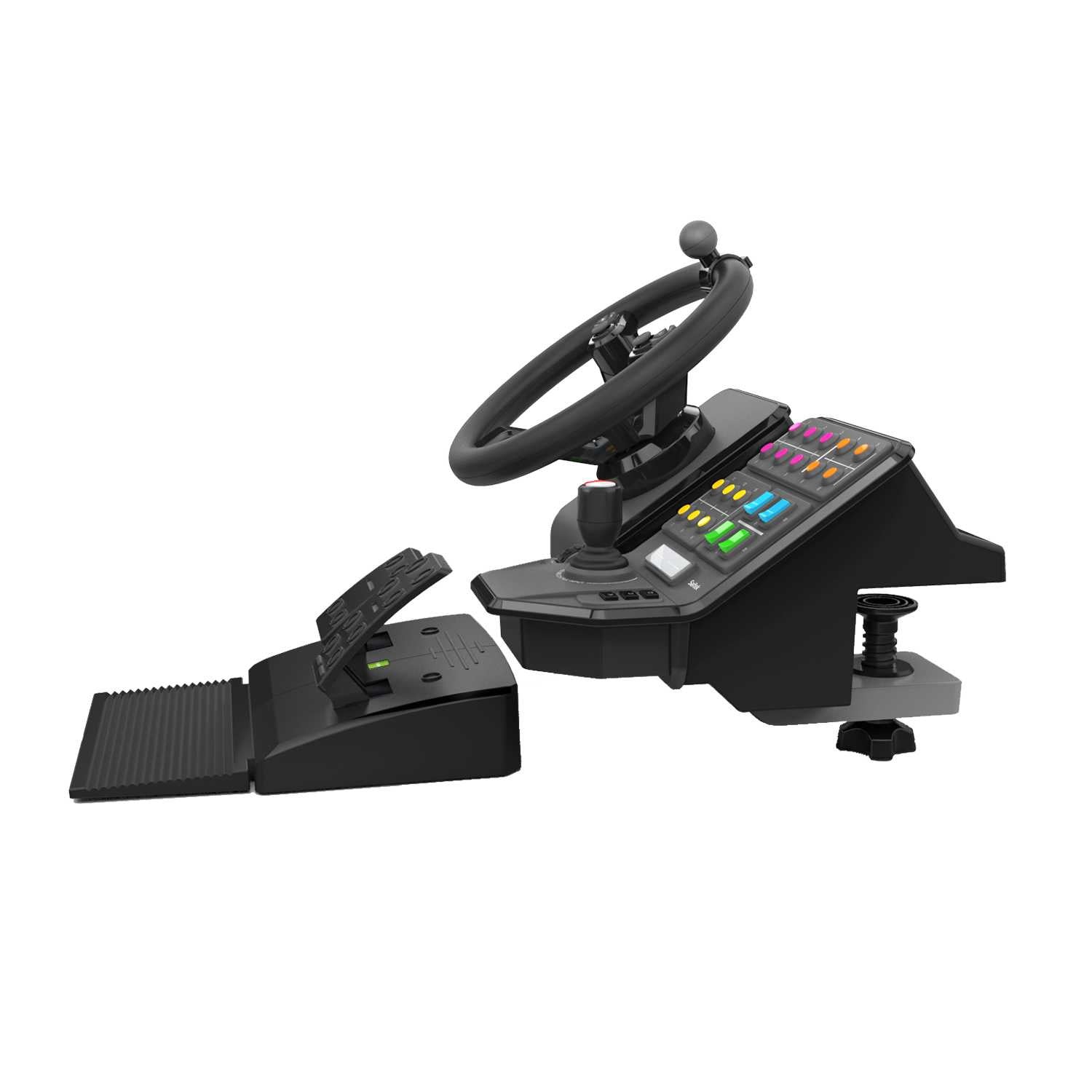 Logitech G Saitek Farm Sim Controller – Joystick – USB (kabelgebunden), Schwarz, für Windows-PC, 900° Drehwinkel
