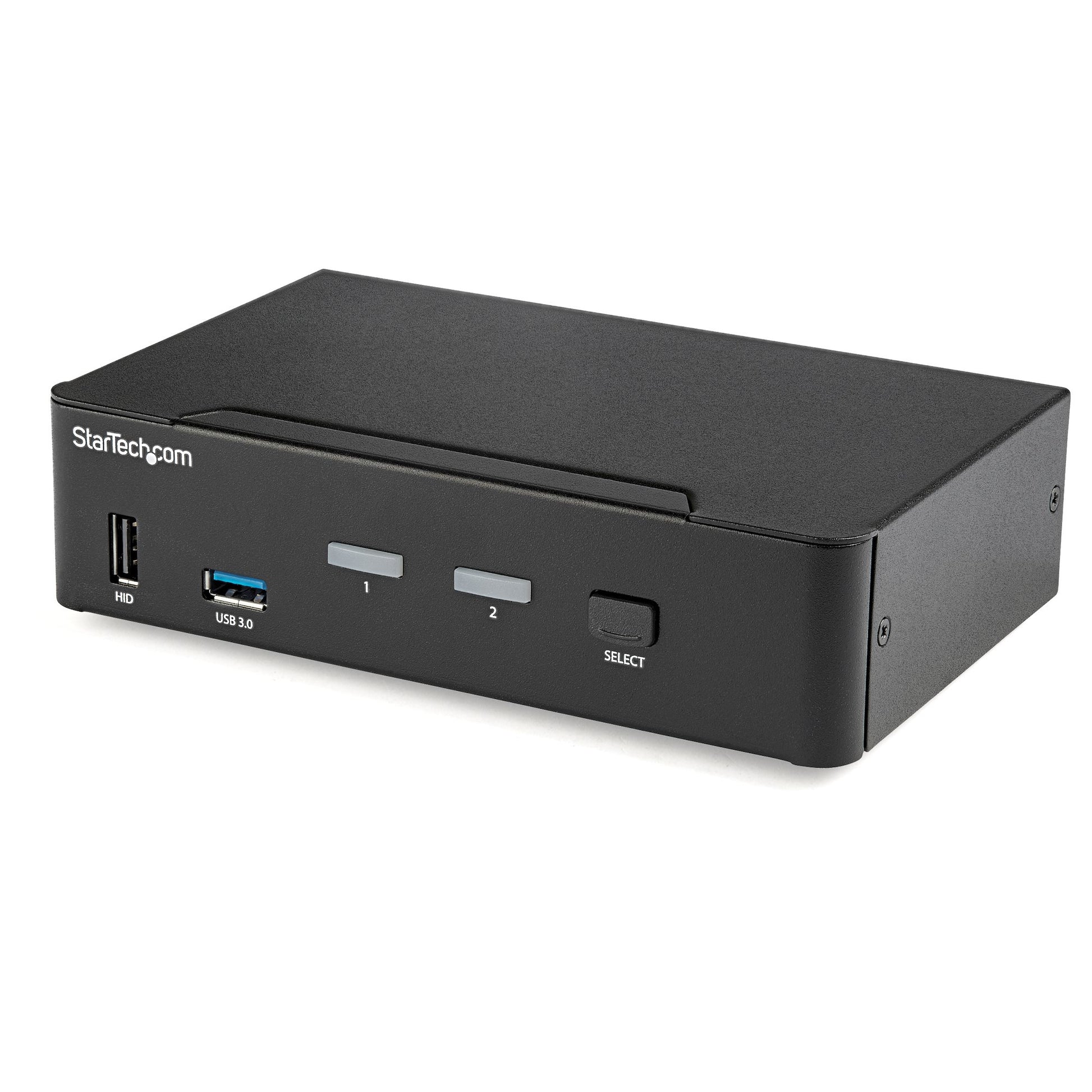 StarTech.com KVM-Switch – 2-Port DisplayPort – 4K/60 Hz, USB 3.0-Hub, Audio