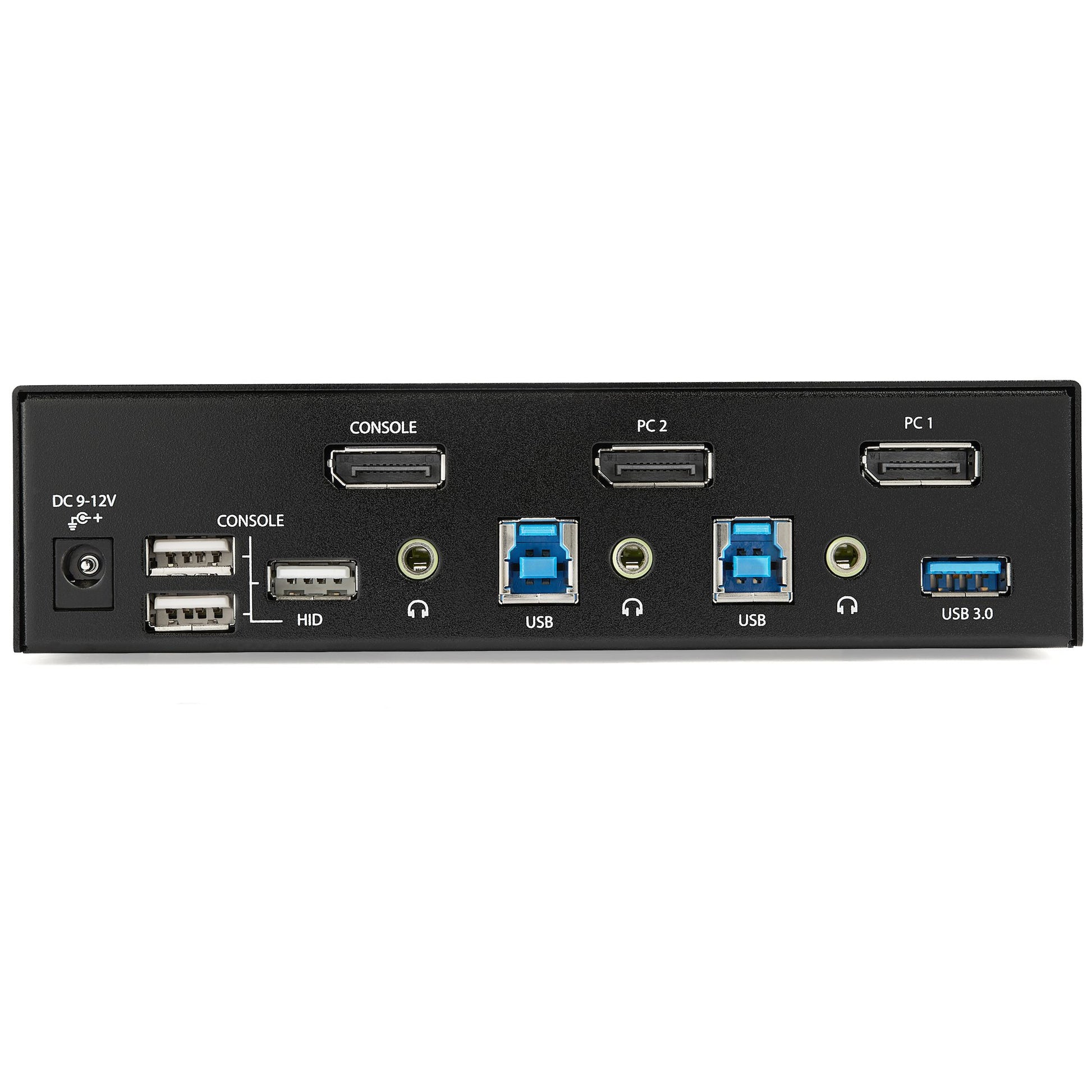 StarTech.com KVM-Switch – 2-Port DisplayPort – 4K/60 Hz, USB 3.0-Hub, Audio