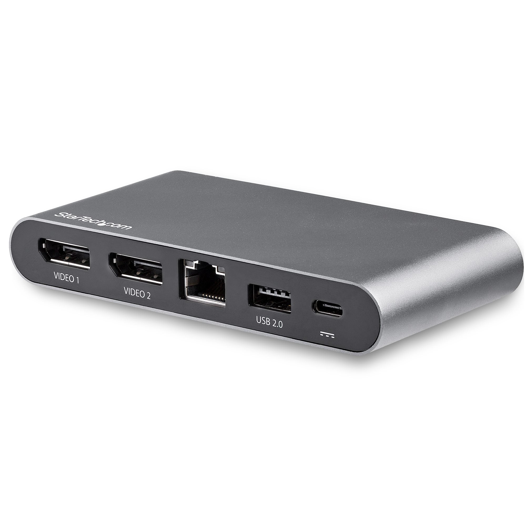StarTech.com Multiport-Adapter – USB-C, 2× DP, 2× USB-A, 1× USB-C, 100 W PD, GbE, für Windows
