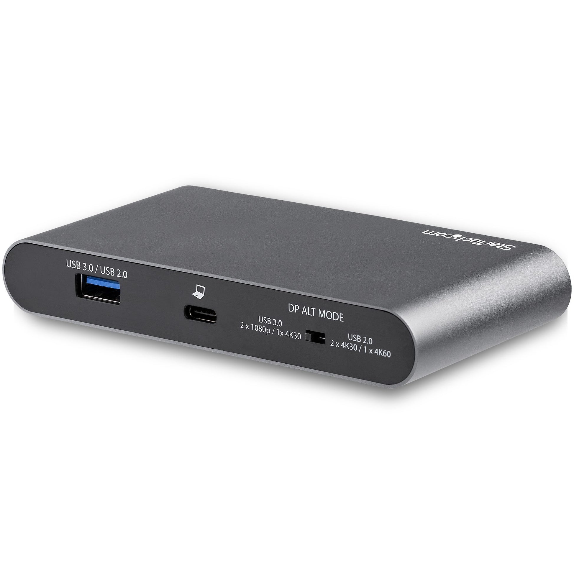 StarTech.com Multiport-Adapter – USB-C, 2× DP, 2× USB-A, 1× USB-C, 100 W PD, GbE, für Windows