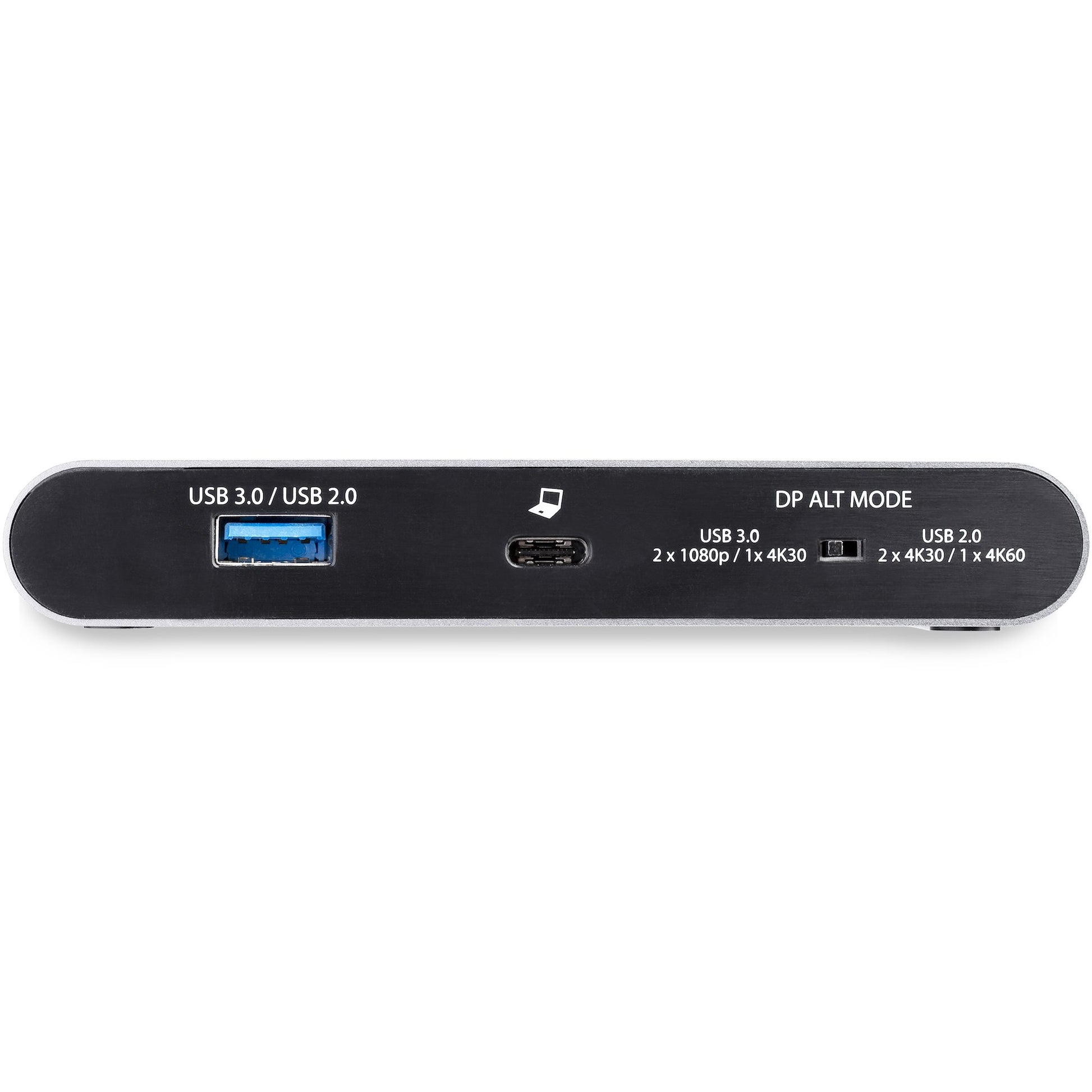StarTech.com Multiport-Adapter – USB-C, 2× DP, 2× USB-A, 1× USB-C, 100 W PD, GbE, für Windows