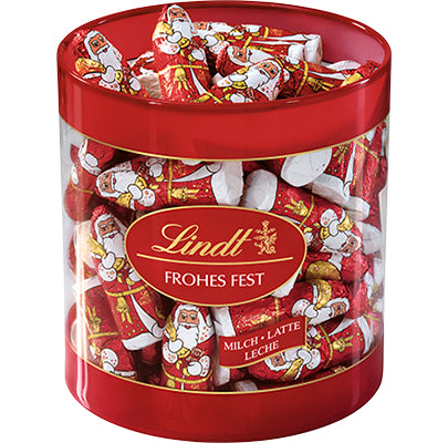 Lindt Weihnachtsmann Mini Milch 677103 – 7 g, 700 g pro Packung, Milchschokolade