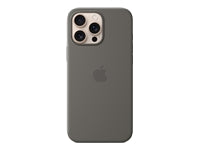 Apple Backcover – für Apple iPhone 16 Pro Max – grau – Silikon – MagSafe-kompatibel