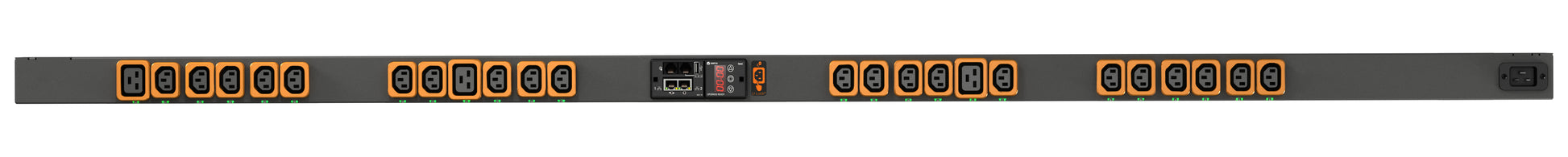 Vertiv Rack-PDU – Geschaltet, Überwacht, Einphasig, Senkrecht 0U, 16 A 230 V, 21×C13 + 3×C19, C20 Eingang