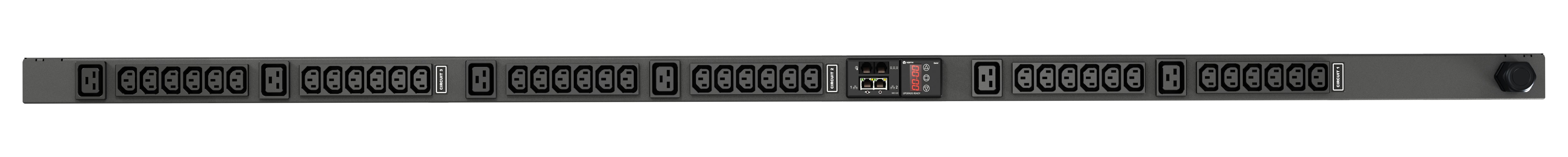 Vertiv Geist rPDU überwacht, 0U dreiphasig – Eingang IEC 60309 230/400 V 3×16 A – C13×36, C19×6 – schwarz