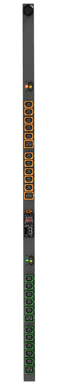 Vertiv Geist rPDU Switched 0U Rack-PDU 7,3 kVA (230 V, 32 A, IEC 60309) – C13×20, C19×4 – 3 m, schwarz