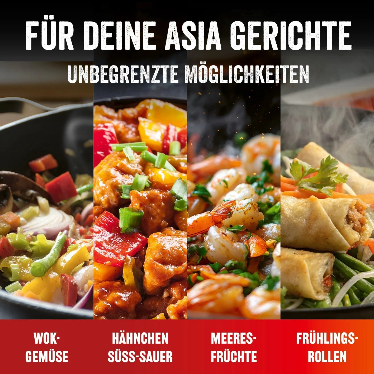 LANDMANN Fonduepfanne 15502 Pure – Ø 44,5 cm, Gusseisen, Emaille, für Grillrost, Schwarz