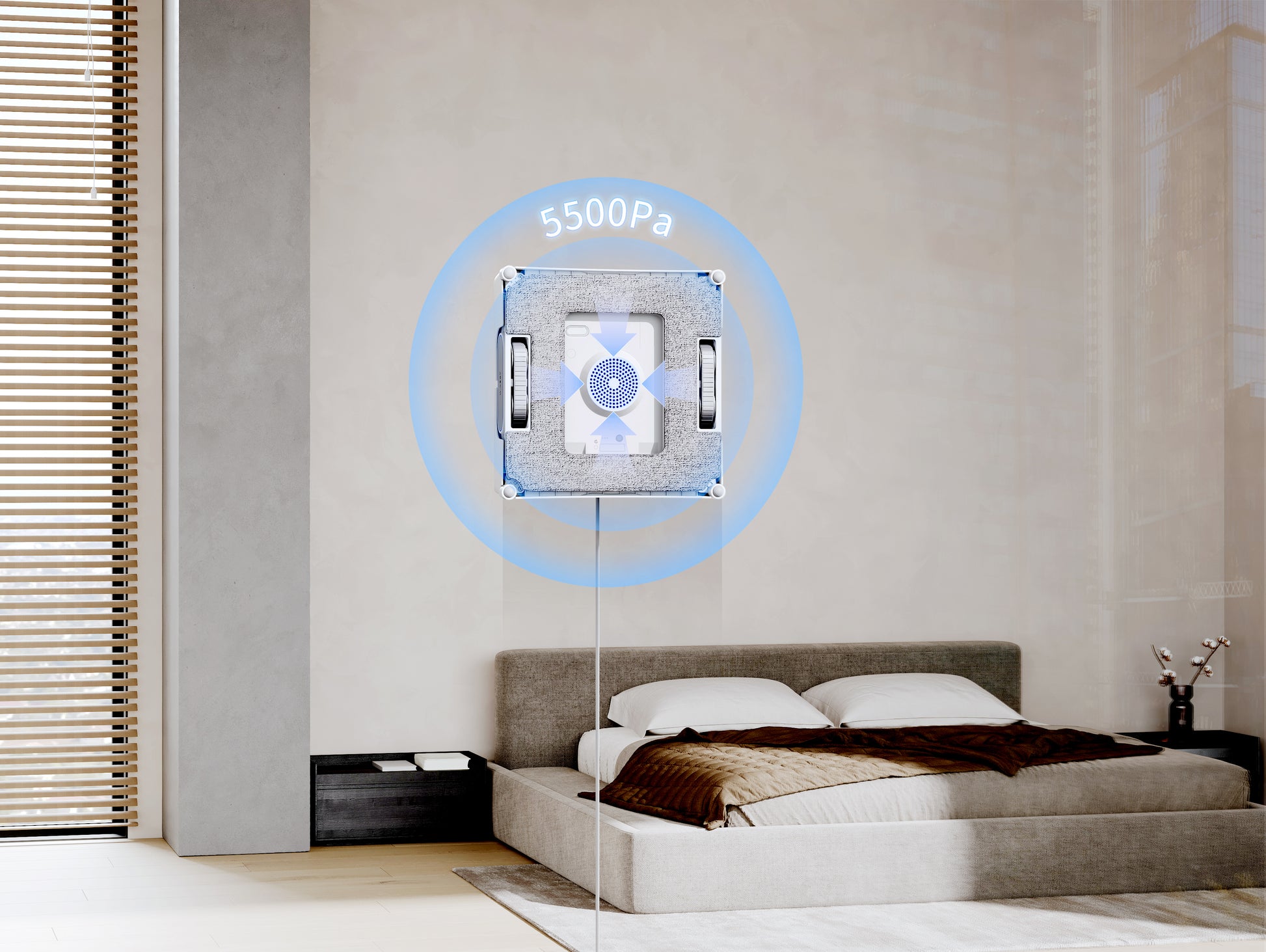 Ecovacs WINBOT W2 PRO OMNI – Fensterputzroboter – 4500mAh, min. Fenstergrösse 30 × 40 cm, 63dB