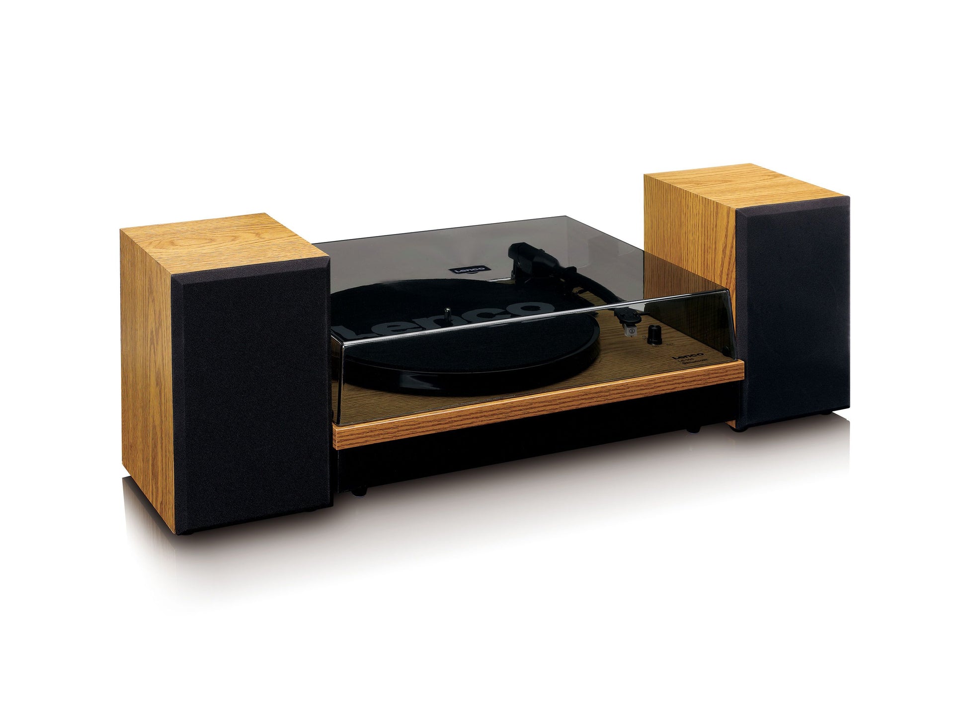 Lenco LS-300WD – Plattenspieler – Stationär – Riemenantrieb, Bluetooth – Braun
