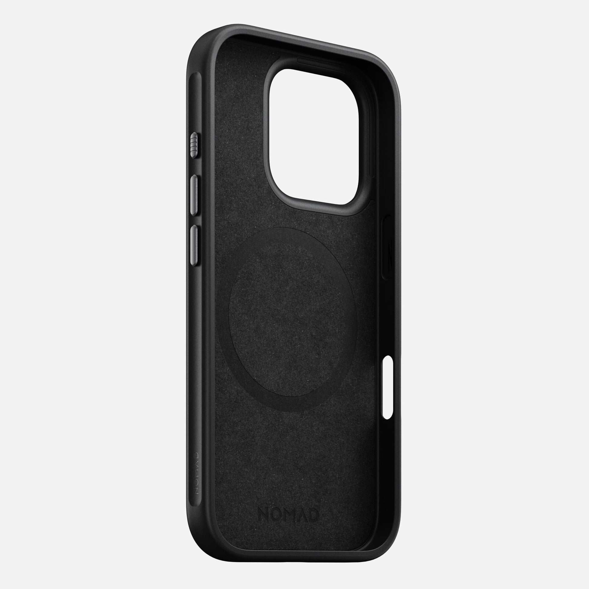 Nomad Backcover – für Apple iPhone 16 Pro, MagSafe, TPU, Schwarz, bis 2,4 m sturzsicher
