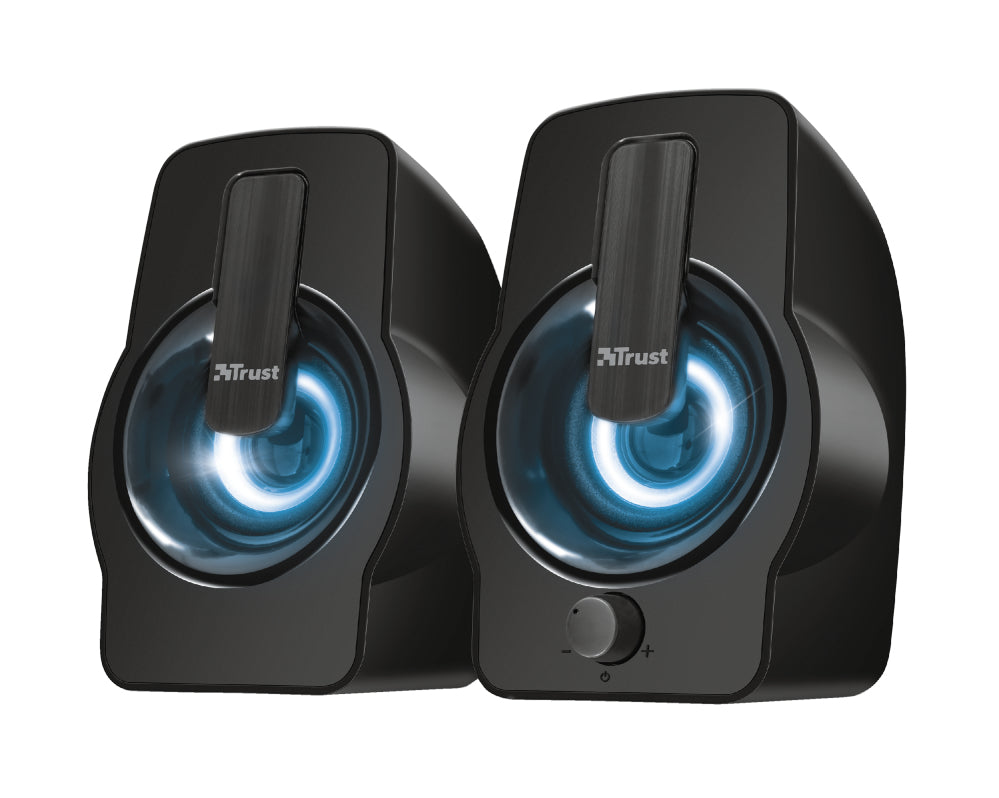 Trust Gemi RGB – PC-Lautsprecher – 2.0, 6 W, 3,5 mm – Schwarz