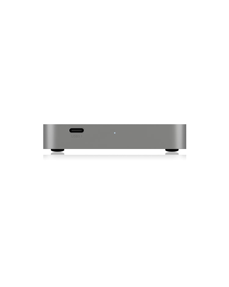 ICY BOX IB-247-C31 – 1-Bay Desktop Gehäuse – USB 3.2 Gen 2 (10 Gbit/s) Type-C, für 2,5" HDD/SSD, SATA III