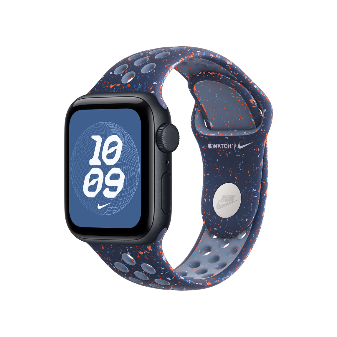 Apple Nike Sport Band – Armband – für Apple Watch 40 mm, Blue Ribbon, M/L, Polymer