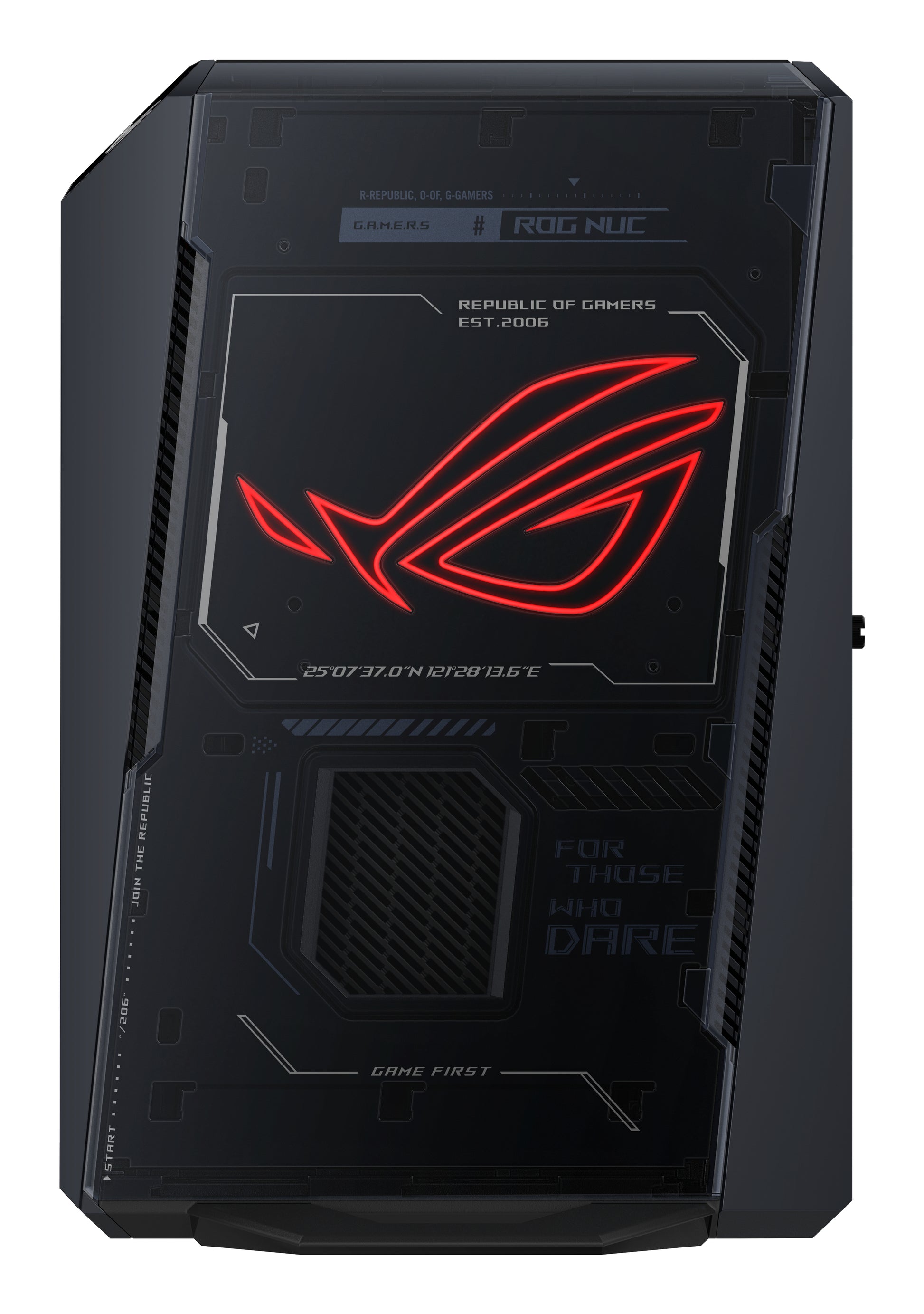 ASUS ROG NUC Micro – Intel Core Ultra 7 255HX, 16 GB RAM, 1 TB SSD, NVIDIA GeForce RTX 5060 8 GB, Windows 11