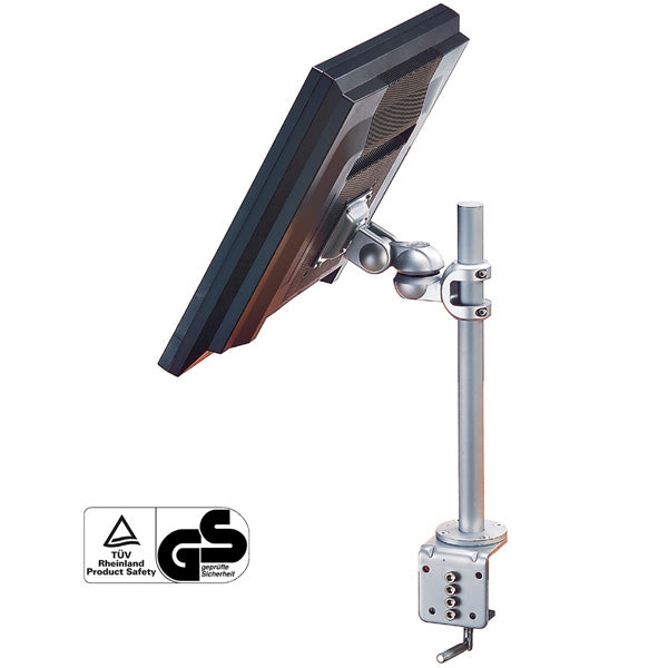 ROLINE Monitorarm Tischhalterung – 1 Monitor – VESA 75×75/100×100 mm – bis 12 kg/Monitor – höhenverstellbar