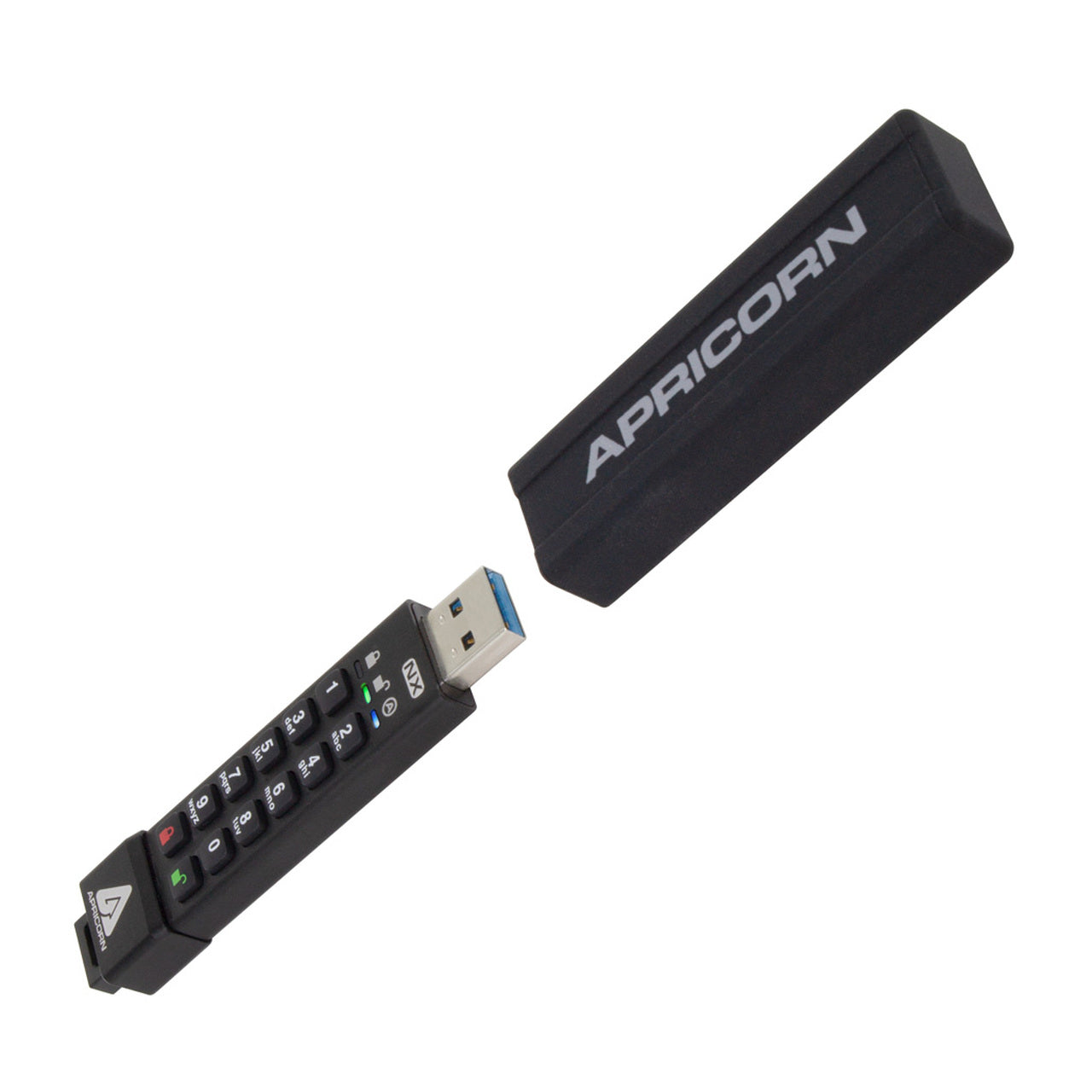 Apricorn Aegis Secure Key 3Nx – USB Typ-A (USB 3.2 Gen 1), IP67, Hardwareverschlüsselung, PIN-geschützt