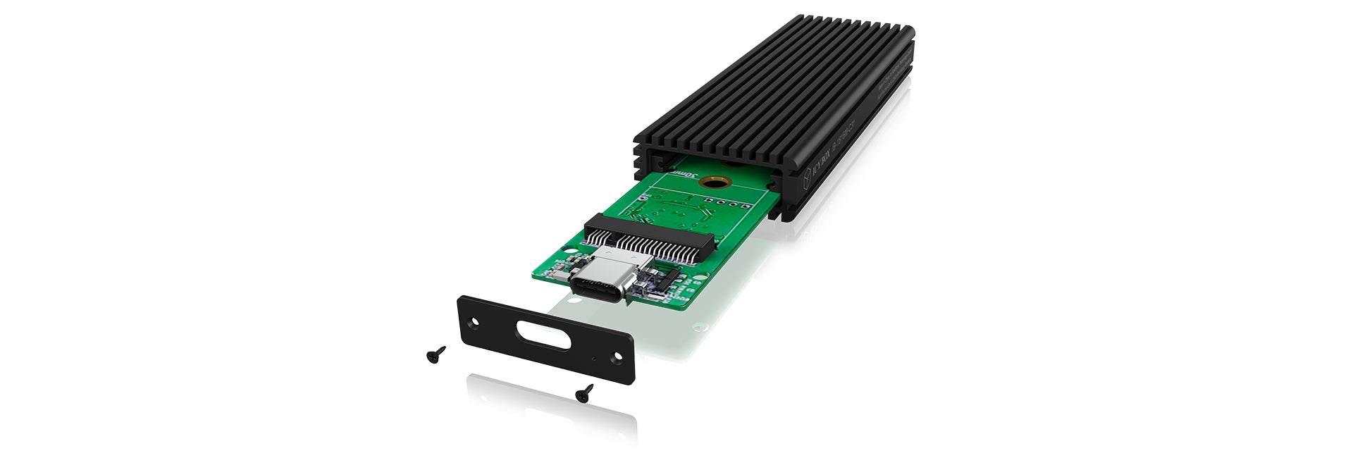 ICY BOX IB-1816M-C31 – 1-Bay M.2-Gehäuse – NVMe (PCIe 3.0), USB 3.2 Gen 2 (10 Gbit/s), für M.2 30-80 mm