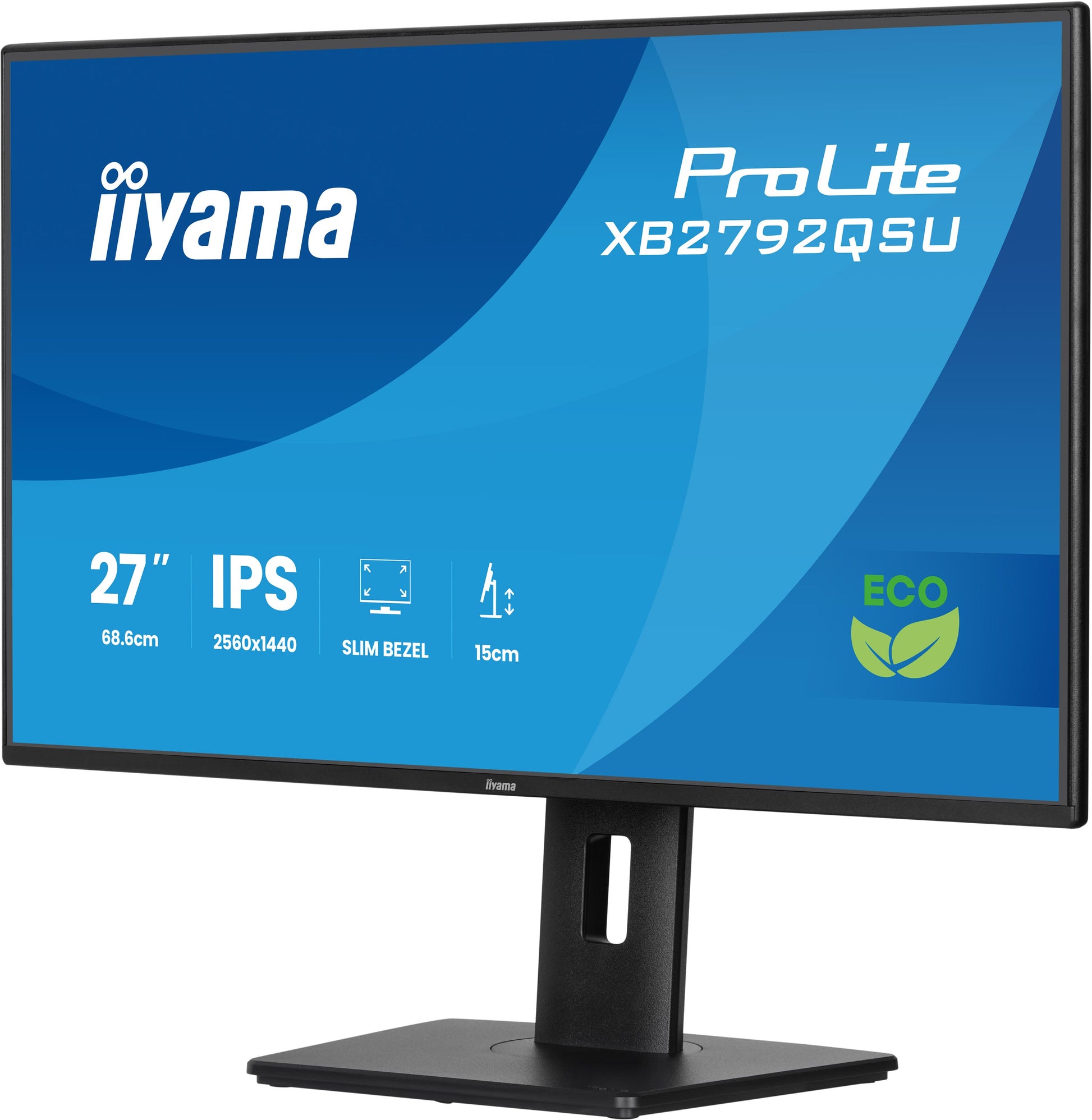 iiyama XB2792QSU-B1 – Monitor, 24", IPS, 120 Hz, EyeSafe, EyeComfort