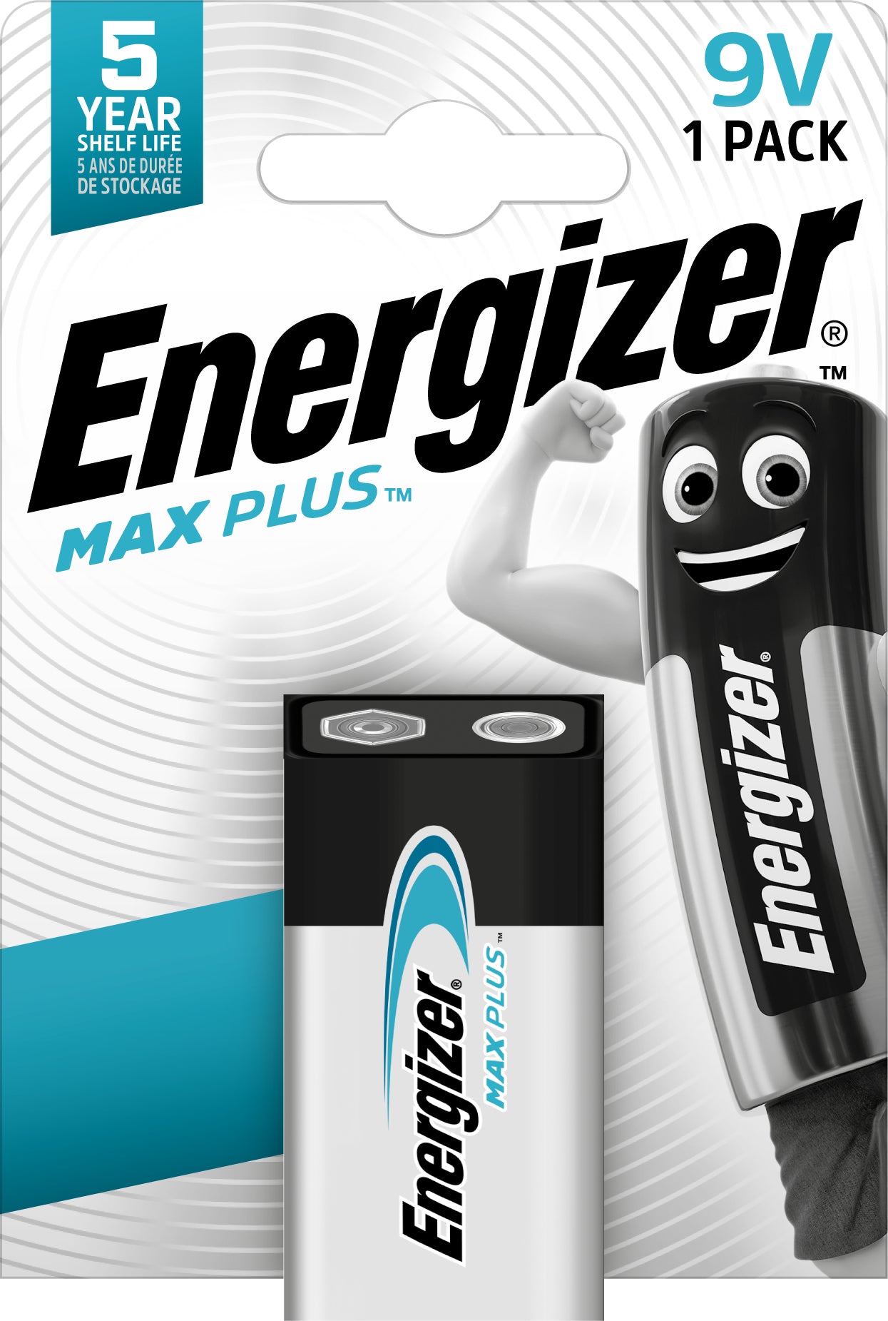 Energizer 9V Batterie, 600 mAh – 1 Stk.