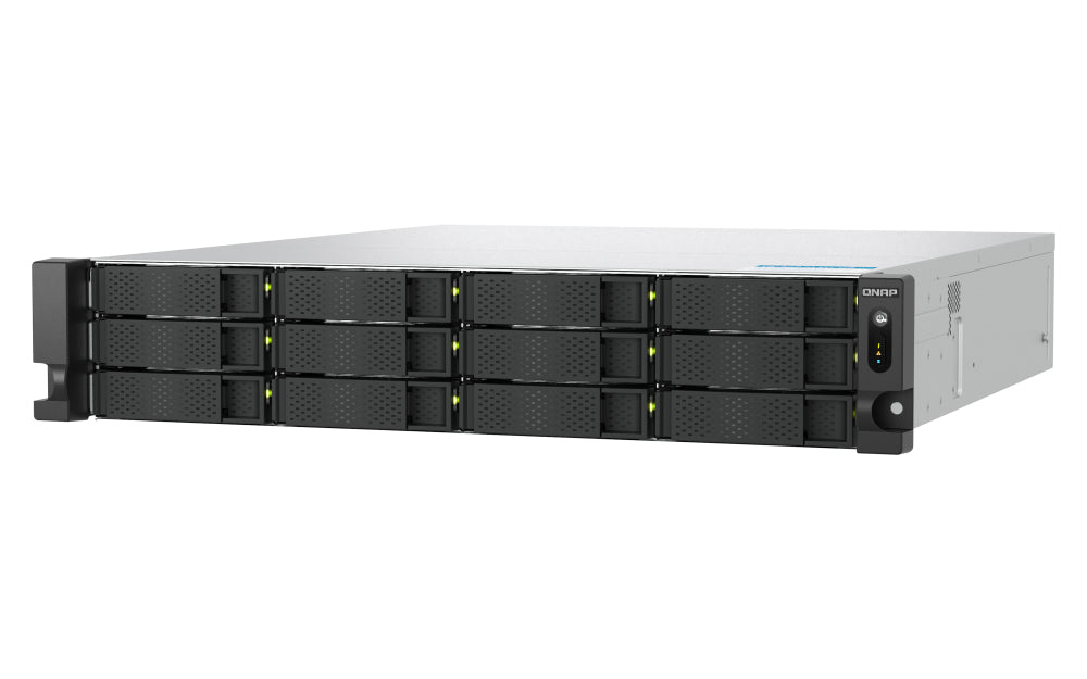 QNAP TS-h1277AXU-RP – 2U 12-Bay NAS, AMD Ryzen 5 Pro 16 GB DDR5