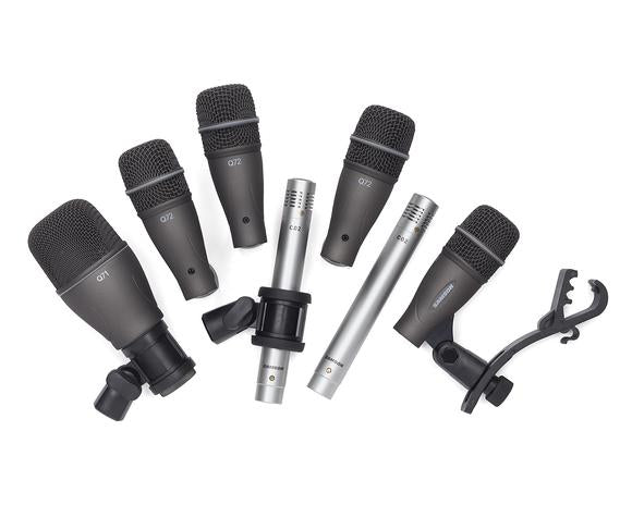 Samson DK707 Mikrofon-Set 7-teilig – Niere, 50–16'000 Hz, Schwarz/Silber