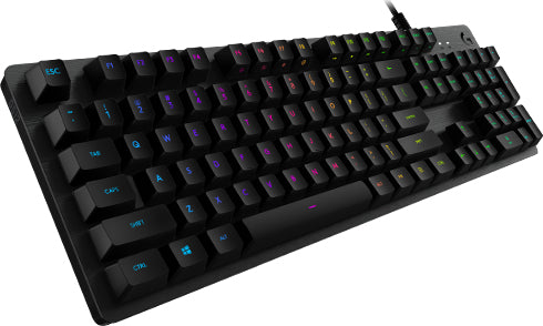 Logitech G G512 Carbon – Gaming-Tastatur – Mechanisch – Kabelgebunden, USB – RGB – AZERTY (FR) – Graphit