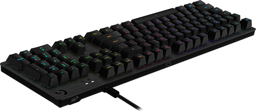 Logitech G G512 Carbon – Gaming-Tastatur – Mechanisch – Kabelgebunden, USB – RGB – AZERTY (FR) – Graphit