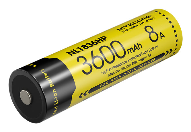 Nitecore 18650 Akku, Li-Ion, 3600 mAh, 3,6 V – 1 Stk.