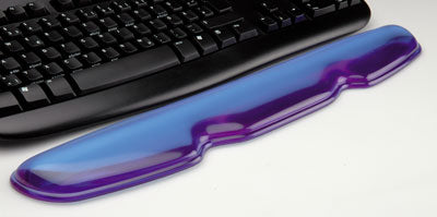 ROLINE Handgelenkauflage für Tastatur – Blau – 455 × 80 mm