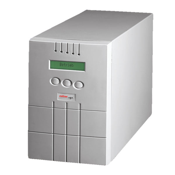 ROLINE ProSecure II 1000 USV 1,0 kVA/700 W Online – Tower – C13×4, Eingang IEC C14 – grau