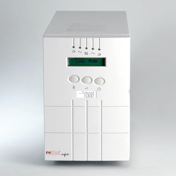 ROLINE ProSecure II 1000 USV 1,0 kVA/700 W Online – Tower – C13×4, Eingang IEC C14 – grau