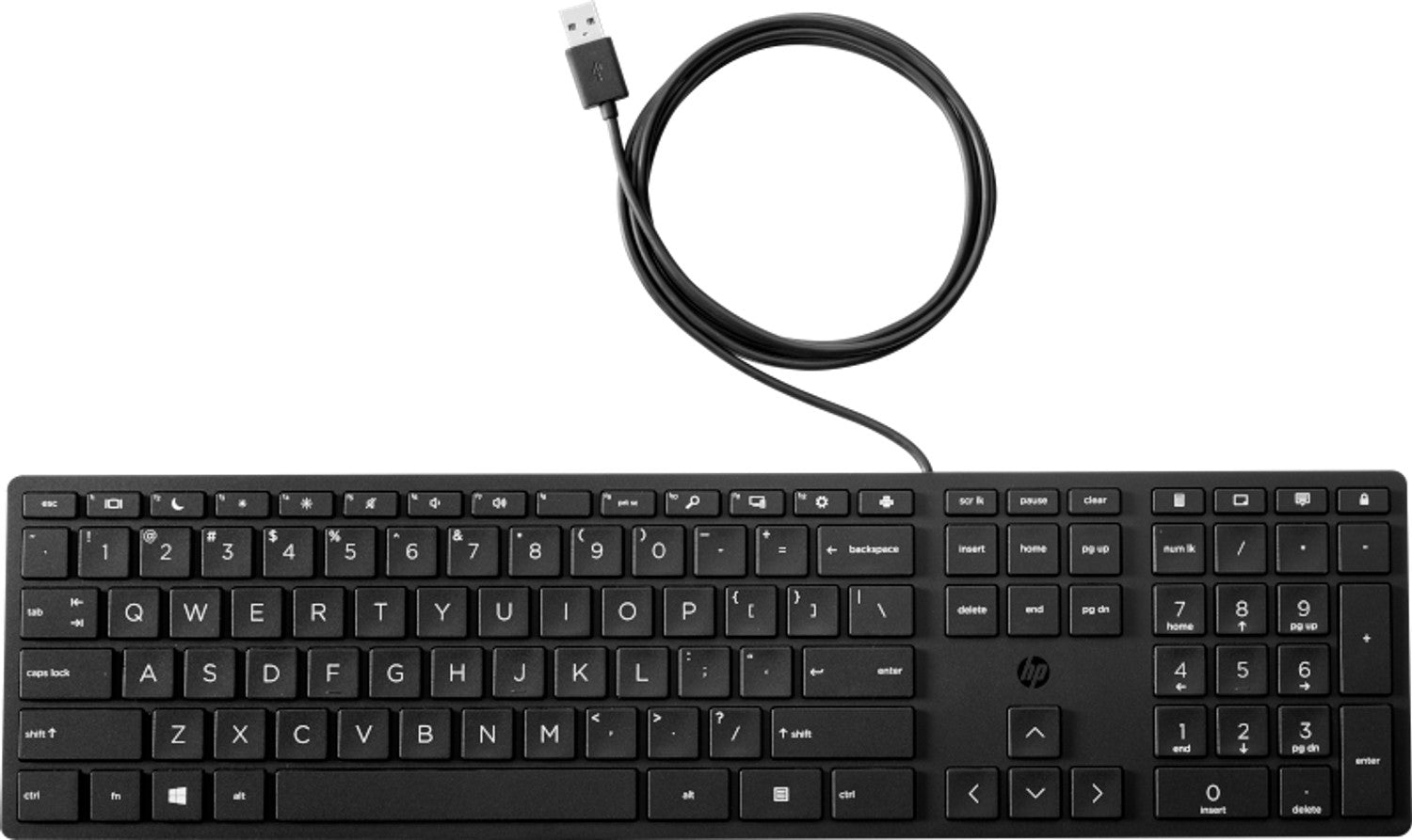 HP 320K G2 – Tastatur – kabelgebunden, USB – Schwarz