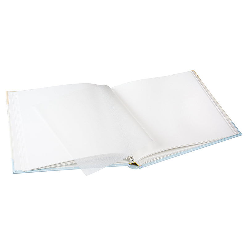 Goldbuch Babyalbum Blue Whale – für 100 × 150 mm, hellblau, Pergamin, 300 × 310 mm