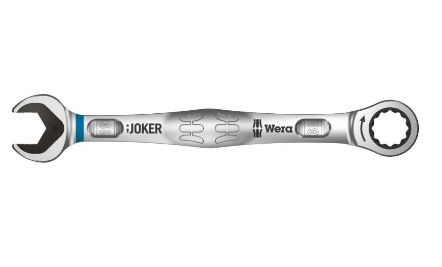 Wera Joker – Maul-Ringratschen-Schlüssel 19 mm Schlüsselweite 19 SB