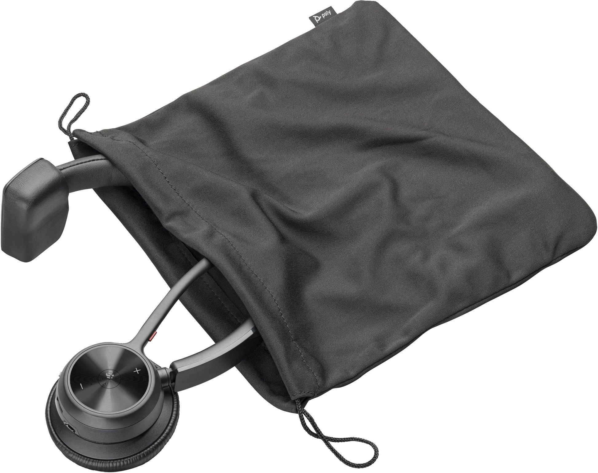 Poly Voyager 4310 – Mono On-Ear Headset – Bluetooth, USB-A (Empfänger) – Schwarz – für Microsoft Teams
