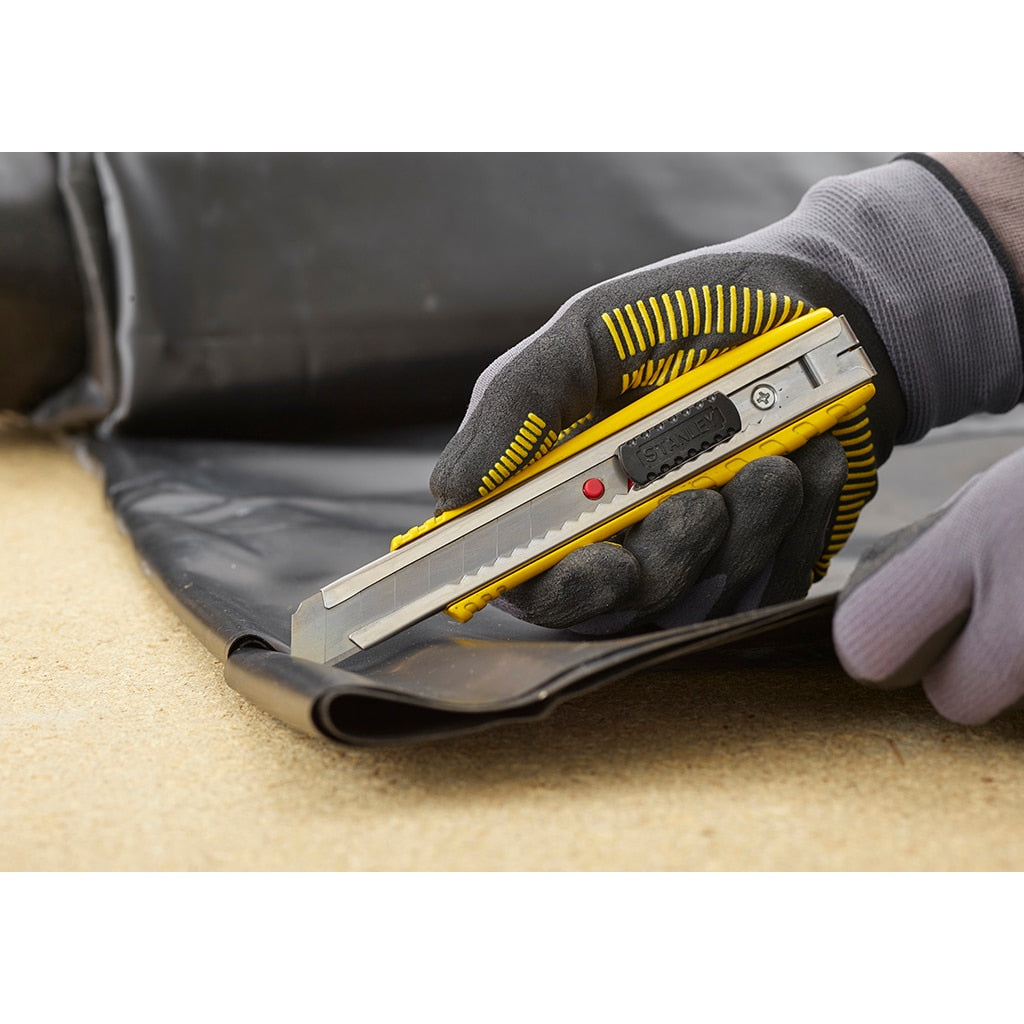 Stanley FatMax – Abbrechmesser 25 mm, einziehbar, Aluminiumgehäuse, gelb