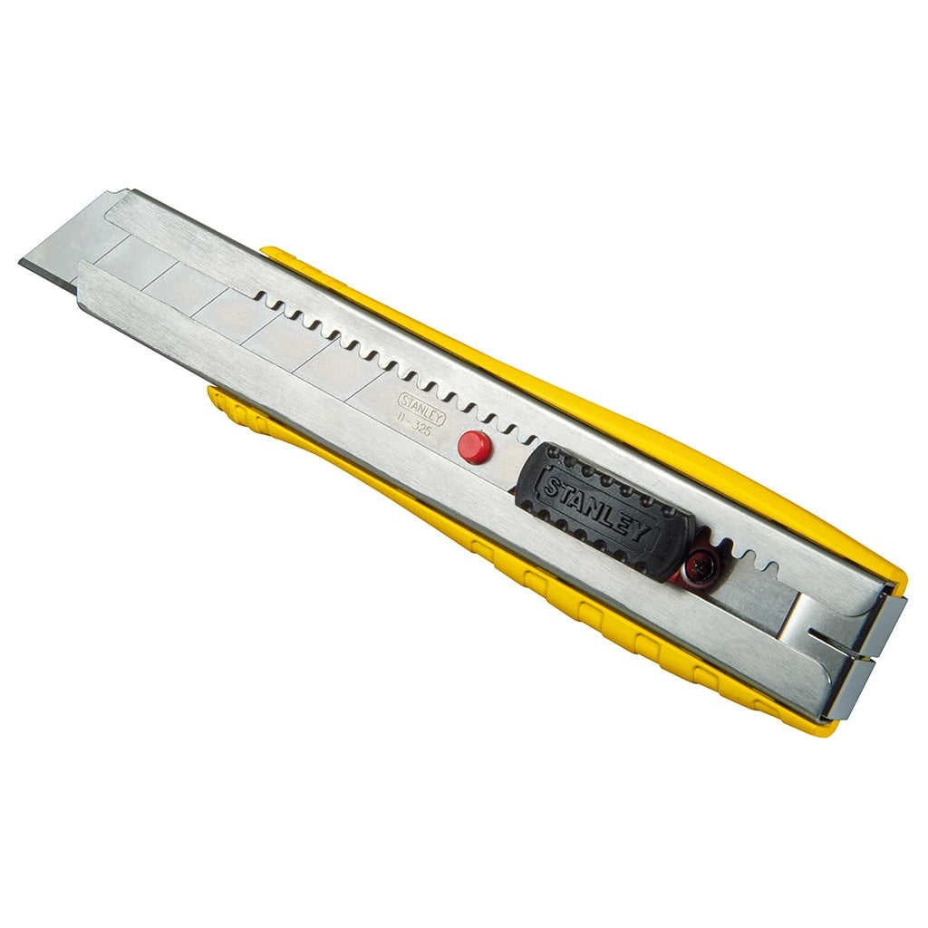 Stanley FatMax – Abbrechmesser 25 mm, einziehbar, Aluminiumgehäuse, gelb