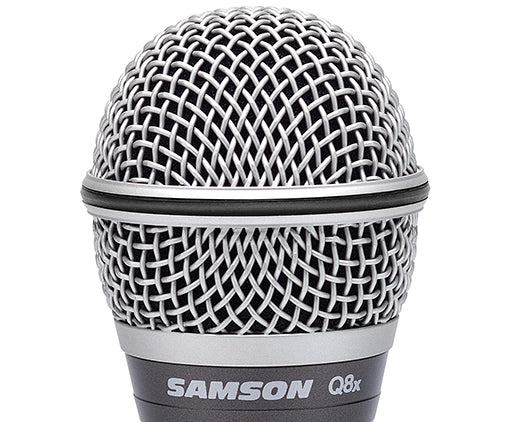 Samson Q8X – Mikrofon, XLR, Superniere, Dynamisch, Gesang & Sprache, Schwarz