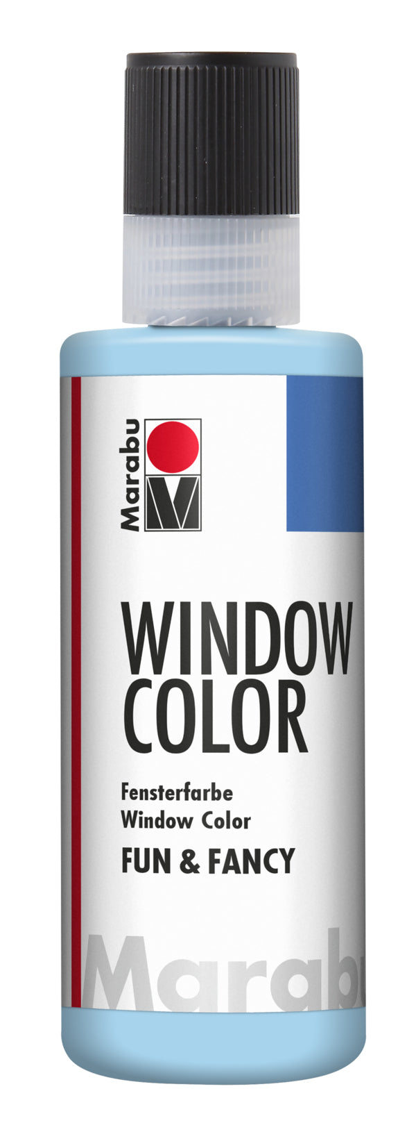 Marabu Fun & Fancy – Fenstermalfarbe – Arktis, 80 ml, für Glas & Porzellan