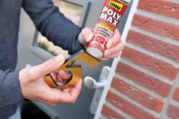 UHU Montagekleber Flasche – transparent – 115 ml – für Metall, Holz, Glas