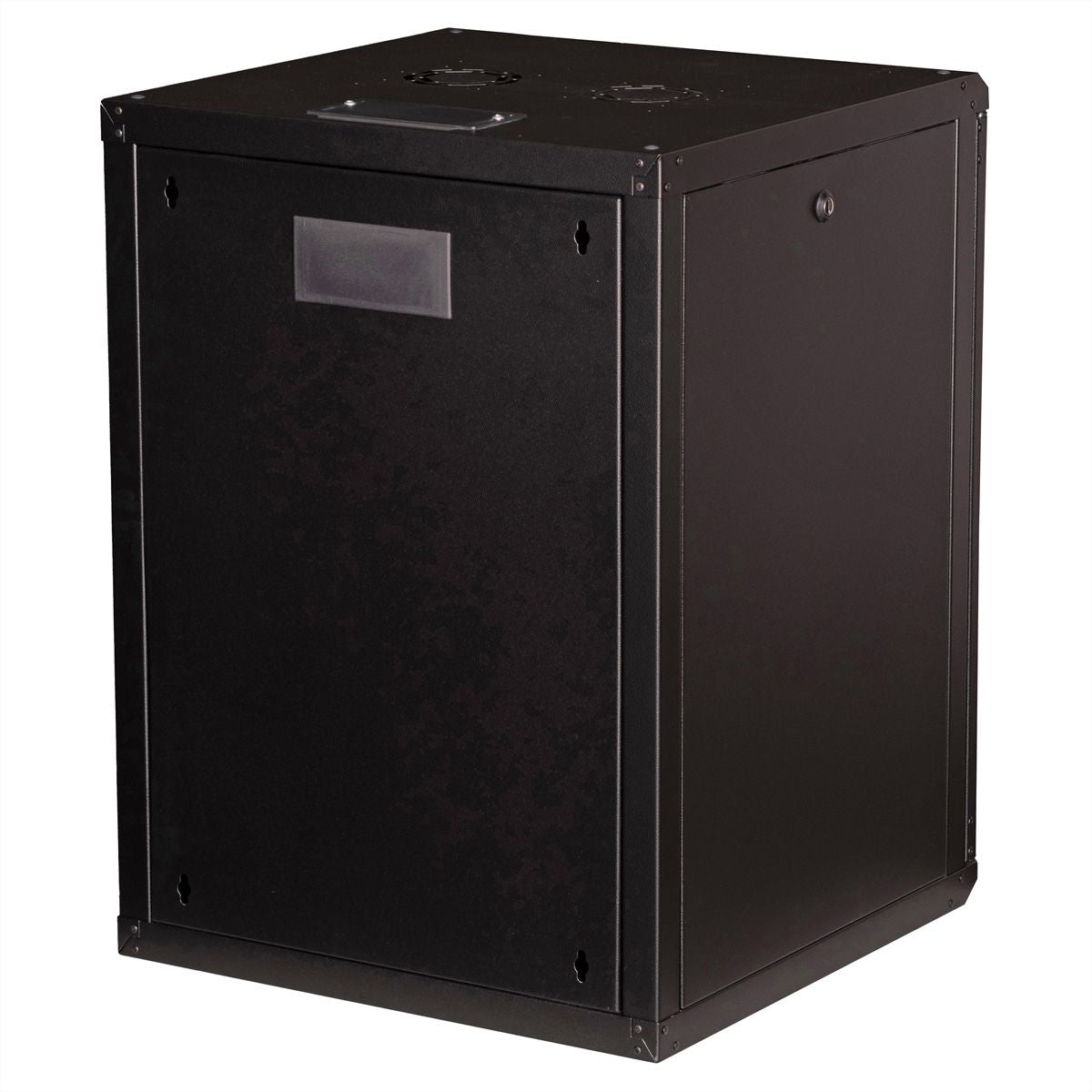 ROLINE Pro – 19" Wandverteiler 16U, IP20, abschliessbar, 600 × 600 × 818 mm, schwarz, Stahl