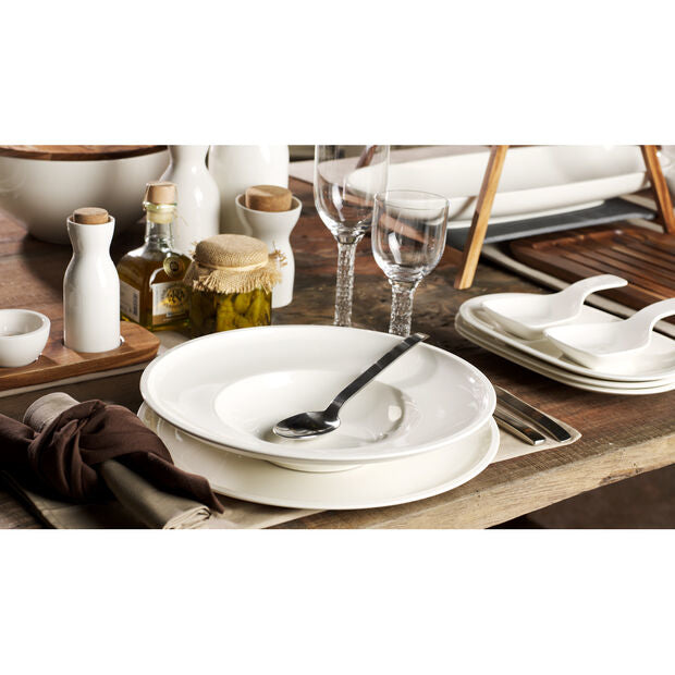 Villeroy & Boch Artesano Original Suppenteller – 0,30 l, Porzellan, weiss, mikrowellengeeignet, 6 Stück