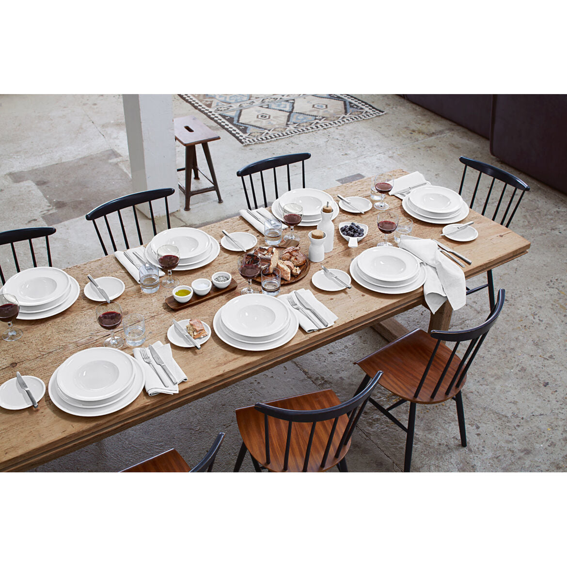 Villeroy & Boch Artesano Original Suppenteller – 0,30 l, Porzellan, weiss, mikrowellengeeignet, 6 Stück