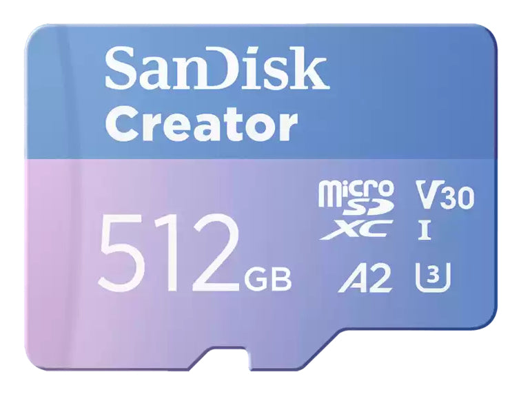 SanDisk Creator microSDXC Karte 512GB