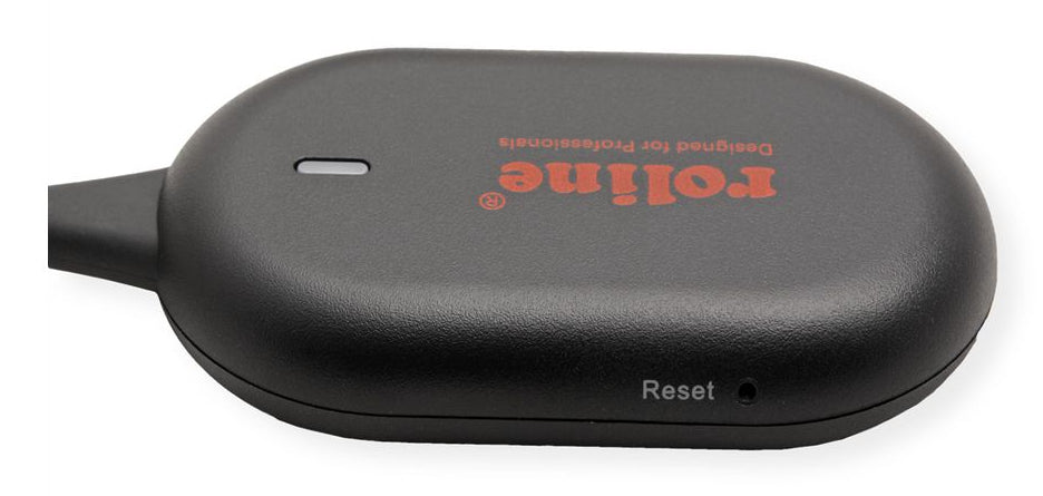 ROLINE P2P-Anzeige-Dongle-Set – Drahtloses Präsentationssystem – Full HD, HDMI, Schwarz