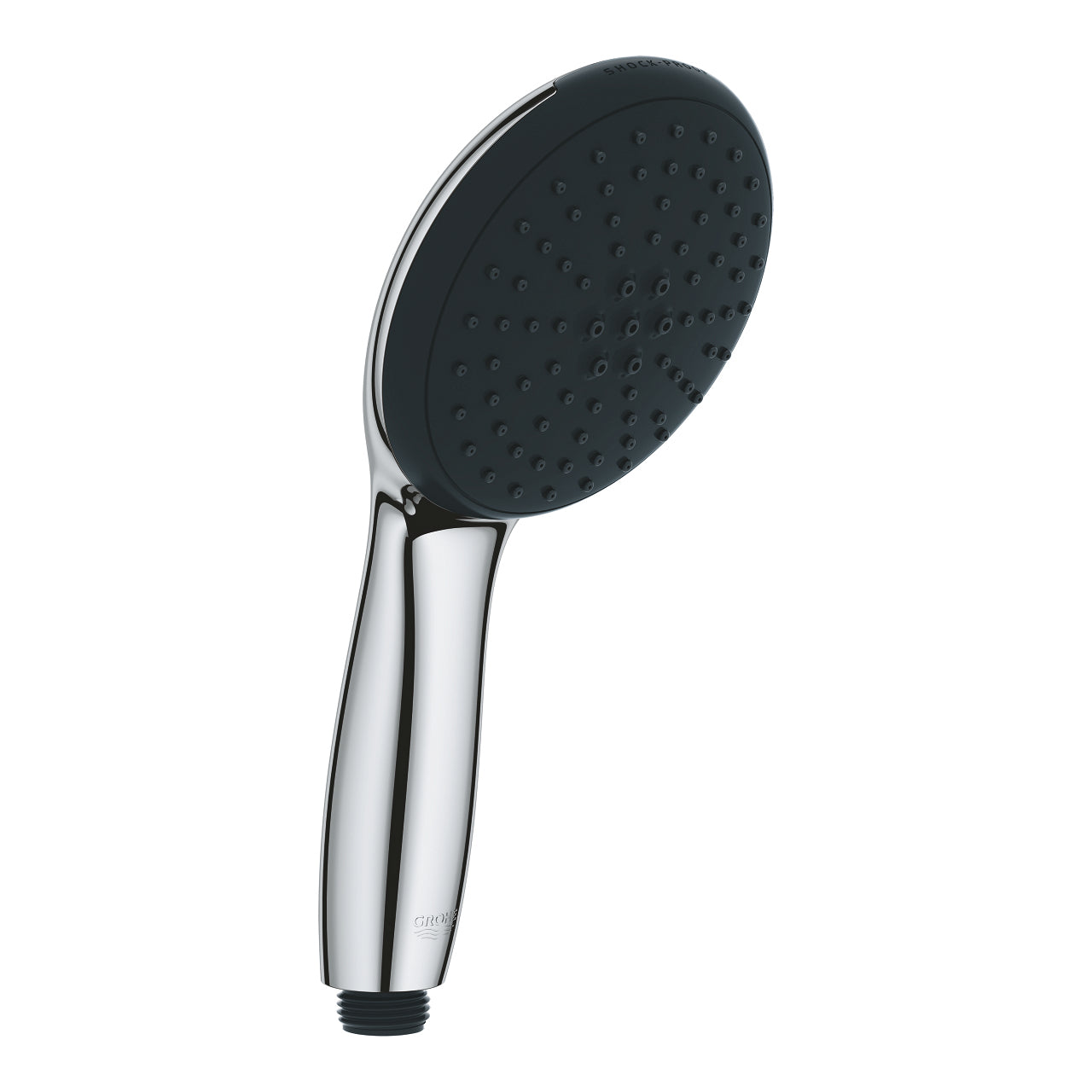 GROHE Vitalio Start 110 Handbrause – Messing, Chrom, Schwarze Siebplatte