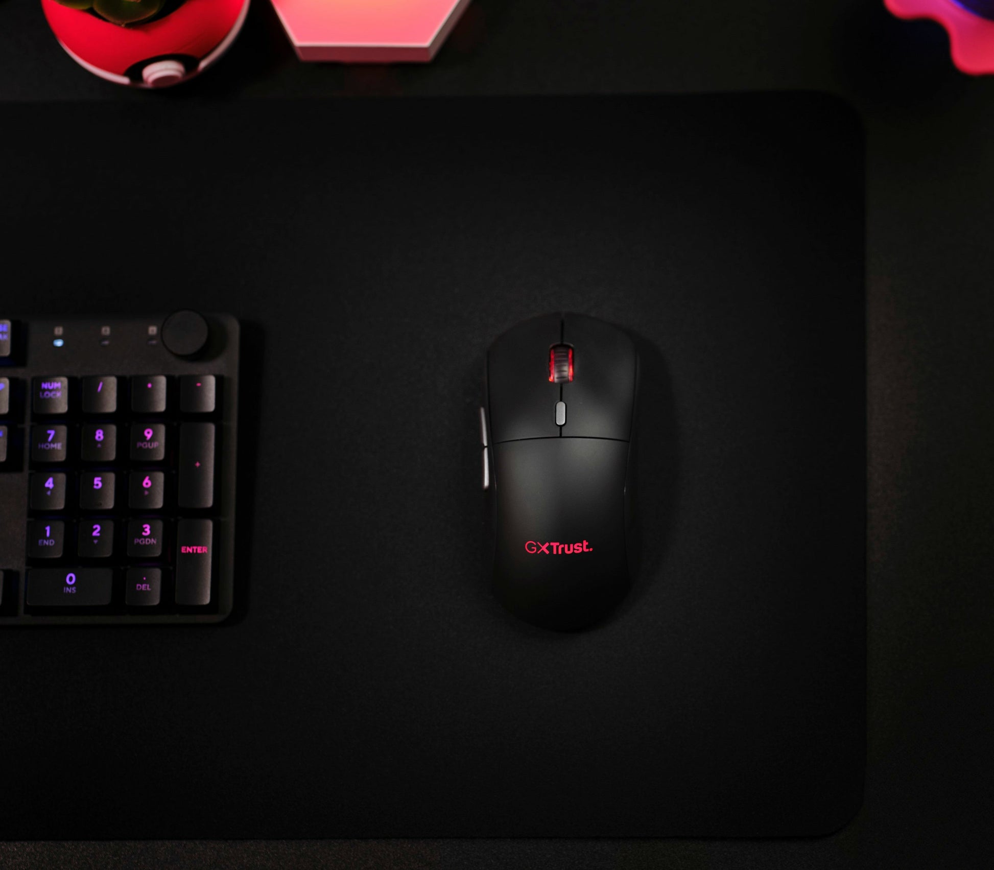 Trust GXT926 Redex II – Gaming-Maus – Kabellos (2,4 GHz), 10000 DPI, rechts, Schwarz