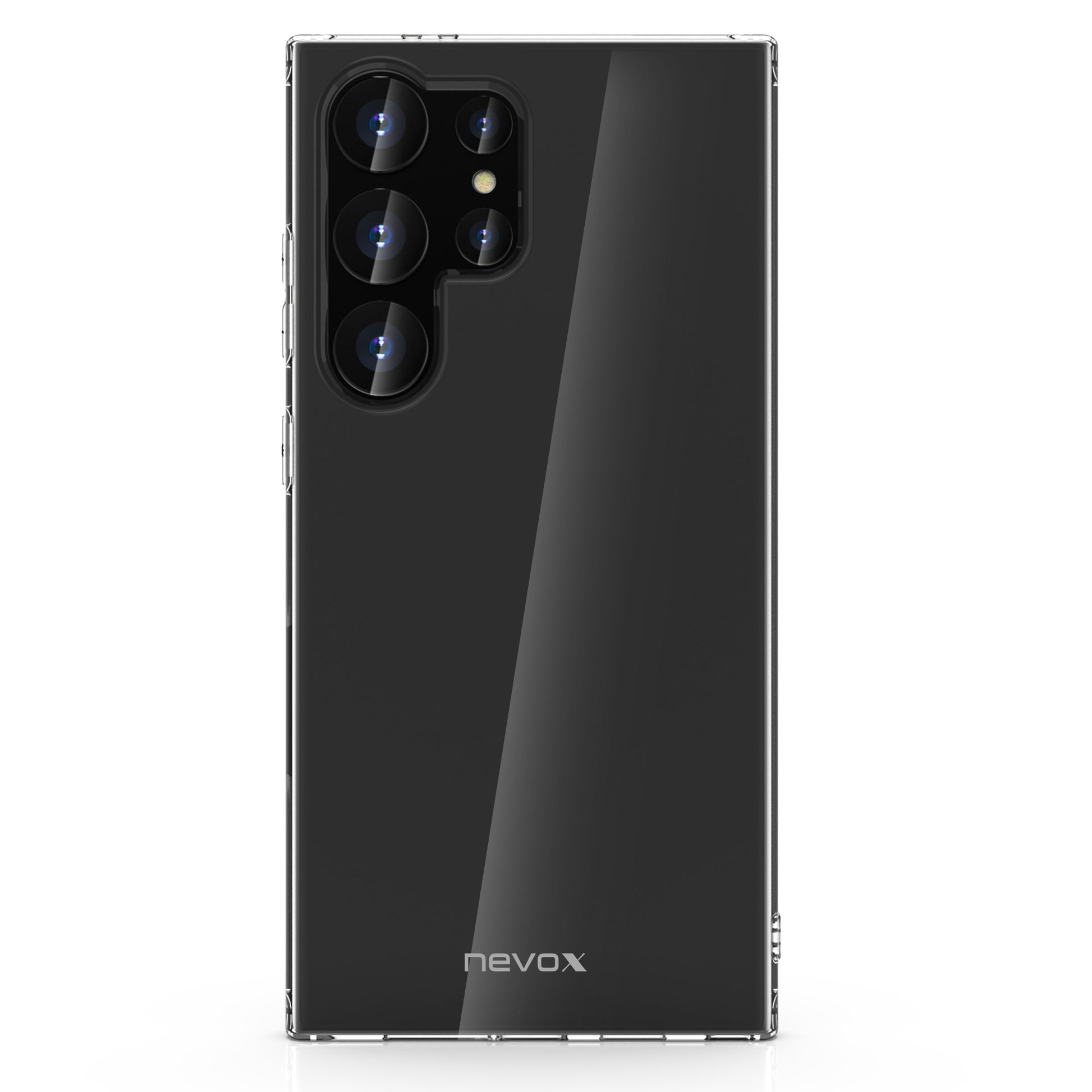 nevox StyleShell Flex – Backcover – für Samsung Galaxy S25 Ultra, TPU, Transparent